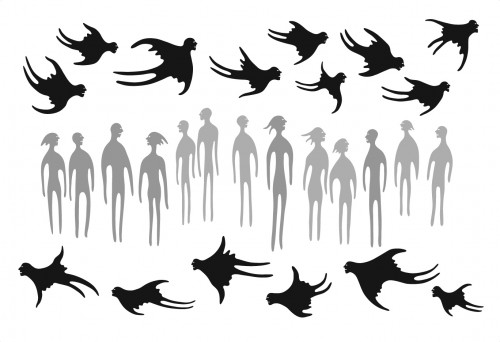 flight 7: flock (parallel lines / contrary motion)