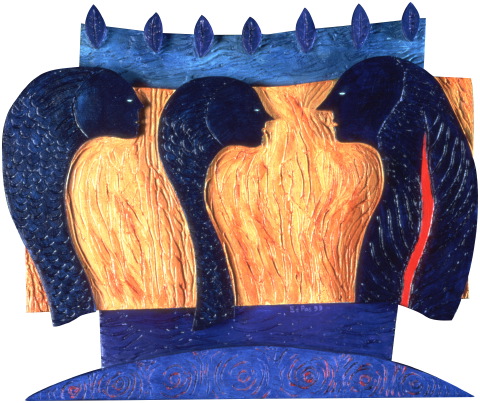 image of Painted Wood Assemblages 12 by Ed Pas